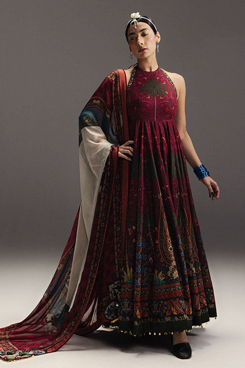 Zara Shahjahan Anarkali Lawn Collection 2026 - Firdaus-D6